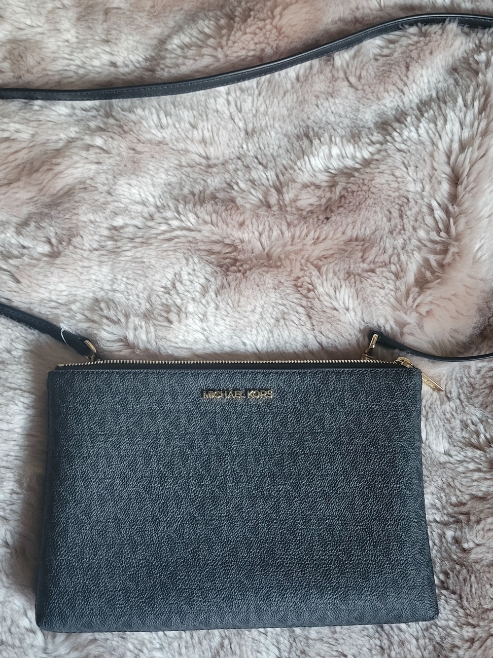 NWT Michael Kors Charlotte 3-in-1 Black Saffiano Leather Tote w/ Two Crossbodies - Picture 8 of 10
